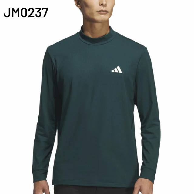 アディダス モックネックシャツ メンズ ゴルフウェア adidas GOLF バックグラフィック 長袖モックシャツ バックプリント 男性 紳士用 ゴルフシャツ トップス スポーツウエア 服 ブランド アパレル/JVV08_3