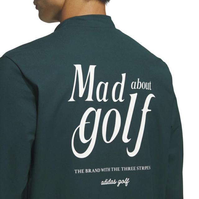 アディダス モックネックシャツ メンズ ゴルフウェア adidas GOLF バックグラフィック 長袖モックシャツ バックプリント 男性 紳士用 ゴルフシャツ トップス スポーツウエア 服 ブランド アパレル/JVV08_10