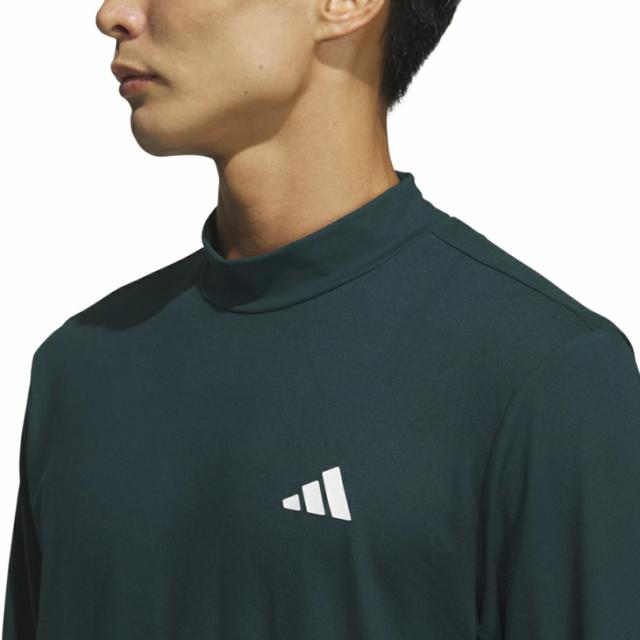 アディダス モックネックシャツ メンズ ゴルフウェア adidas GOLF バックグラフィック 長袖モックシャツ バックプリント 男性 紳士用 ゴルフシャツ トップス スポーツウエア 服 ブランド アパレル/JVV08_11