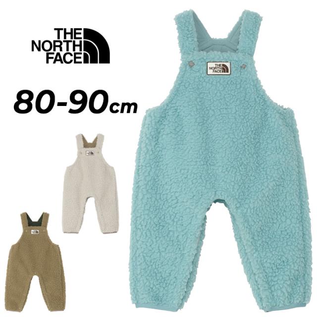 ザ・ノース・フェイス ベビー用 フリース オーバーオール 80cm 90cm ベビー服 THE NORTH FACE 保温 あたたかい ボアフリース ロングパンツ 子ども 赤ちゃん 男の子 女の子 こども 子供服 ブランド ベビーウェア 長ズボン アパレル 出産祝い ギフト/NAB72403