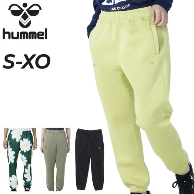 ヒュンメル スウェットパンツ メンズ レディース hummel PLAY ロングパンツ ユニセックス ルーズ 吸汗速乾 無地 総柄 スエット 長ズボン スポーツウエア 男女兼用 ボトムス ずぼん ブランド アパレル/HAP8303P