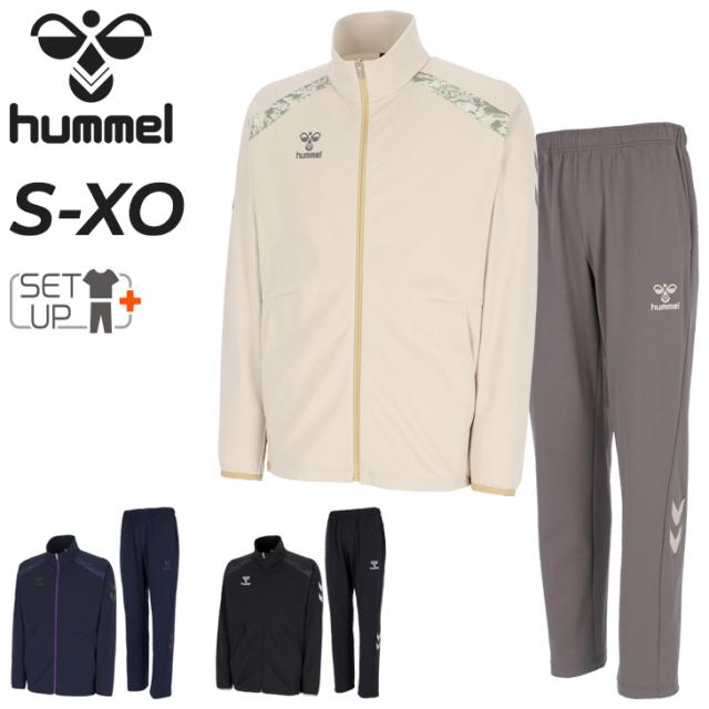 ヒュンメル ジャージ 上下 メンズ hummel 長袖ジャケット ロングパンツ セットアップ 薄手 スポーツウエア 男性用 上下組 吸汗速乾 ジャージー 運動 サッカー トレーニング ブランド 服 トラックスーツ アパレル/HAT2139-HAT2139P