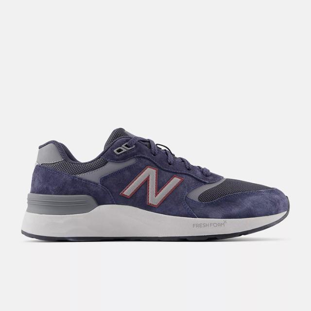 ニューバランス ウォーキングシューズ 幅広4E メンズ Newbalance Walking Fresh Foam 880 v7 クッション性 ローカット 男性用 スニーカー スポーティ 運動靴 大きいサイズ メンズスニーカー 紺 ネイビー 紳士靴 ブランド NBウォーキング くつ クツ/MW880-BC7_1