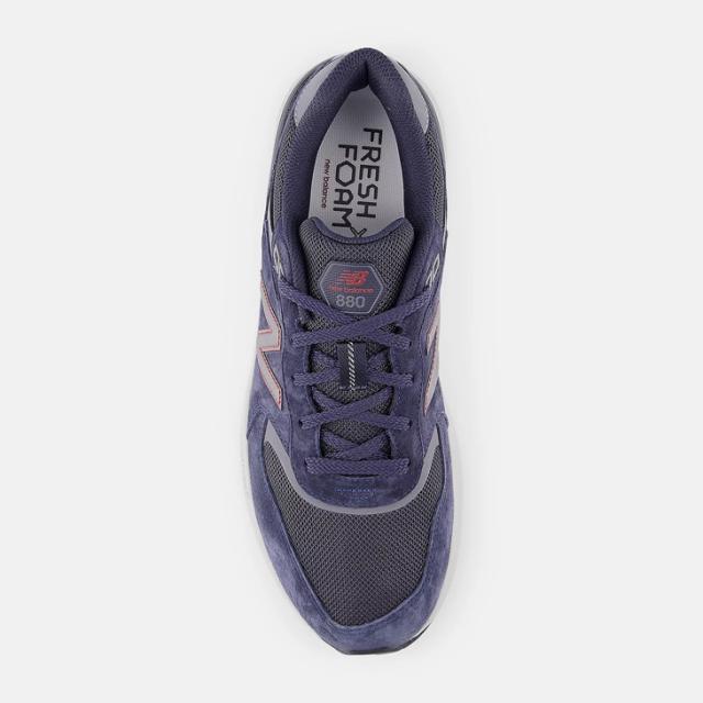 ニューバランス ウォーキングシューズ 幅広4E メンズ Newbalance Walking Fresh Foam 880 v7 クッション性 ローカット 男性用 スニーカー スポーティ 運動靴 大きいサイズ メンズスニーカー 紺 ネイビー 紳士靴 ブランド NBウォーキング くつ クツ/MW880-BC7_3