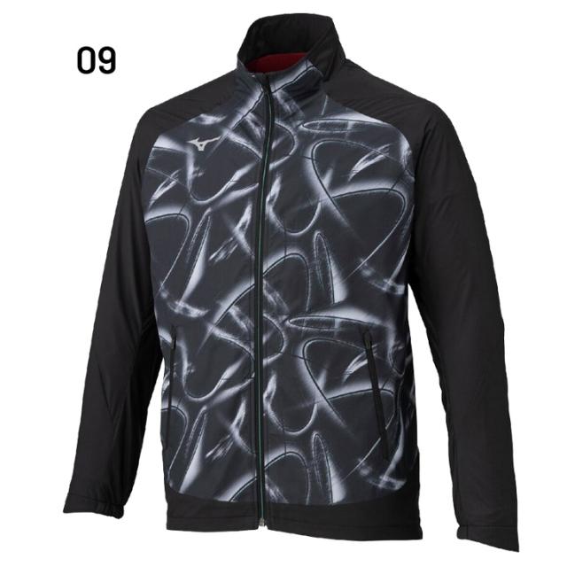 ミズノ ウィンドブレーカー メンズ mizunoブレスサーモ ウォーマージャケット 吸湿発熱 保温 長袖 アウター 男性用 トレーニングジャケット ウインドブレーカー スポーツウェア 秋冬 ブランド アパレル 服 メンズウエア/32MEC541_1