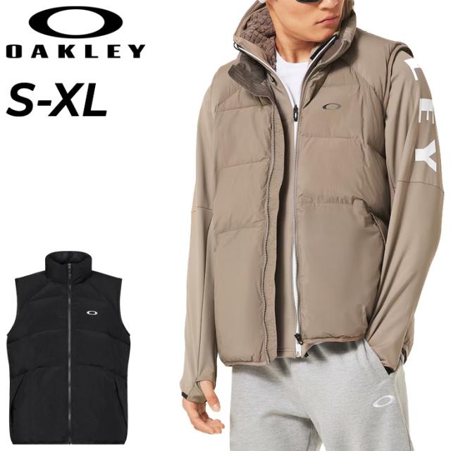 オークリー 中綿ベスト メンズ OAKLEY Enhance Insulation Vest 1.7 保温 防風 はっ水 男性用 秋冬 中わた パデッドベスト メンズウェア ウエア 服 ブランド アパレル スポーツMIX 黒 ブラック ブラウン系 ベージュ シンプル トップス メンズファッション/FOA408266