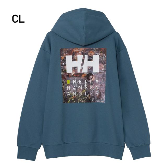 ヘリーハンセン パーカー 長袖 メンズ レディース HELLYHANSEN HHアングラースウェットパーカ 釣り フィッシング マリンスポーツ 裏起毛 スエット プルオーバー ユニセックス フォトプリント アウトドアウェア 秋冬 ブランド 服 男女兼用 ウエア アパレル/HO32556_2