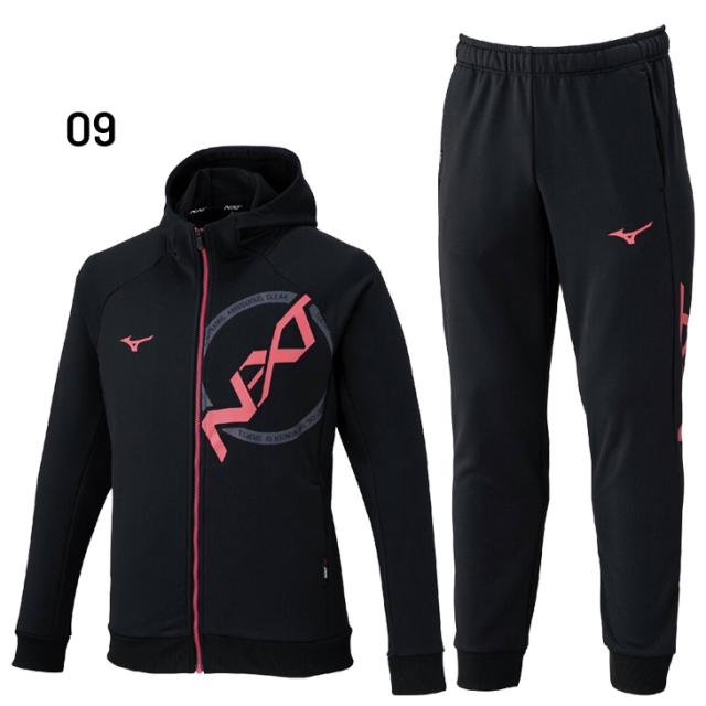 ミズノ スウェット 上下 メンズ レディース mizuno N-XT 速乾 長袖ジップパーカー ロングパンツ セットアップ 裏毛 スエット スポーツウェア 上下組 ユニセックス 運動 部活 移動着 トレーニングスーツ 男性 女性 ブランド 服 秋冬 アパレル/32JCC766-32JDC765 ミズノ スウェット 上下 メンズ レディース mizuno N-XT 速乾 長袖