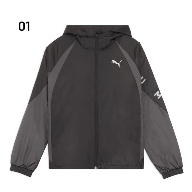 プーマ トレーニングジャケット メンズ PUMA AUTUMN TAD 裏起毛 トリコットライナー フルジップ 保温 防風 防寒 秋冬用 スポーツウェア 男性用 フード付き アウター ウィンドブレーカー ブランド 服 アパレル メンズファッション/528011_1