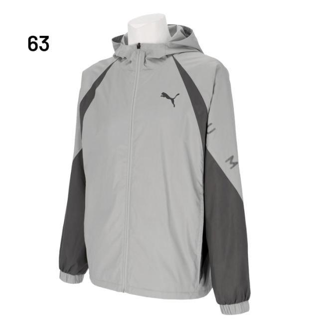 プーマ トレーニングジャケット メンズ PUMA AUTUMN TAD 裏起毛 トリコットライナー フルジップ 保温 防風 防寒 秋冬用 スポーツウェア 男性用 フード付き アウター ウィンドブレーカー ブランド 服 アパレル メンズファッション/528011_3