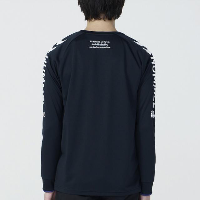 ヒュンメル 長袖シャツ メンズ hummel プラクティスシャツ 吸汗速乾