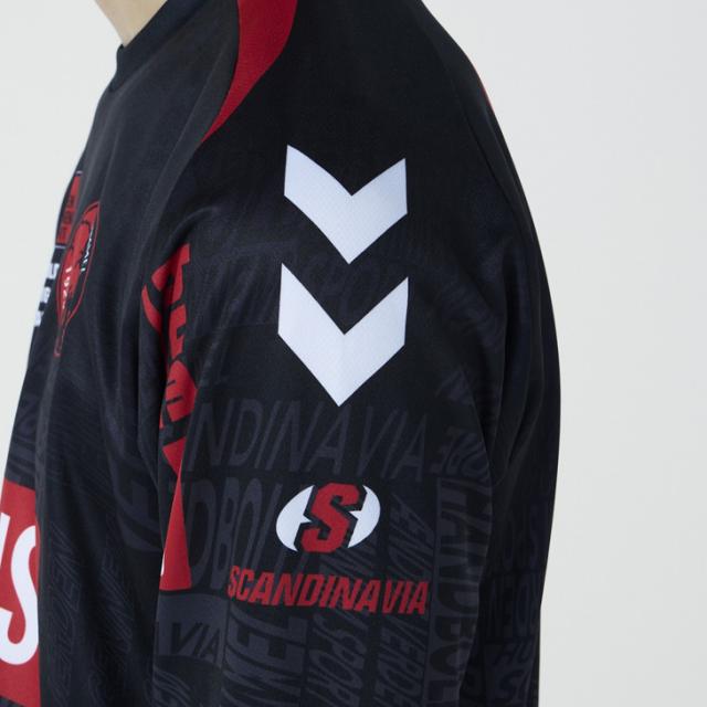 ヒュンメル メンズ ハンドボールウェア 長袖Tシャツ ショートパンツ 上下 hummel HB BASIC プラクティスシャツ ショーツ 男性用 セットアップ 吸汗速乾 ロンT ハーフパンツ 上下組 ブランド スポーツウエア 服 アパレル/HAP7226-HAP1225P_7