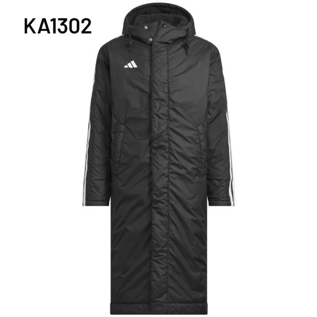 アディダス ベンチコート 裏ボア メンズ adidas M MH 3S ロングボアコート 保温 防風 防寒用 アウター ボアコート ロングコート スポーツウェア 男性用 フード付 防寒着 メンズアウター メンズウエア ブランド アパレル メンズファッション/BW566【ギフト不可】_1