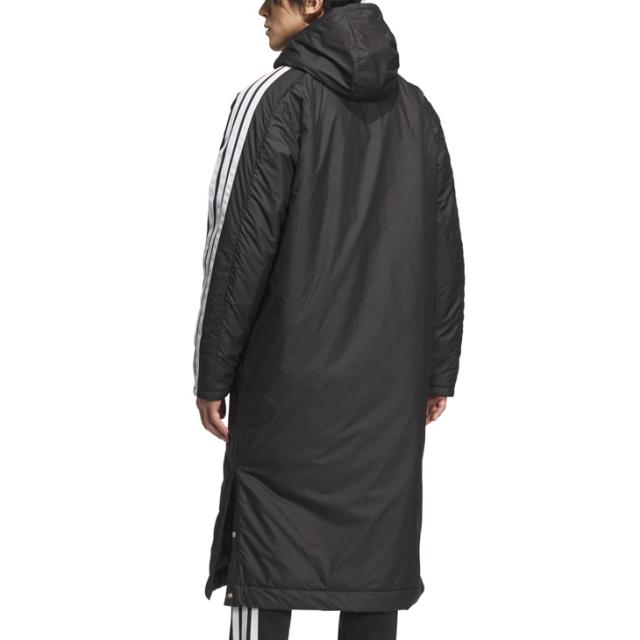 アディダス ベンチコート 裏ボア メンズ adidas M MH 3S ロングボアコート 保温 防風 防寒用 アウター ボアコート ロングコート スポーツウェア 男性用 フード付 防寒着 メンズアウター メンズウエア ブランド アパレル メンズファッション/BW566【ギフト不可】_5