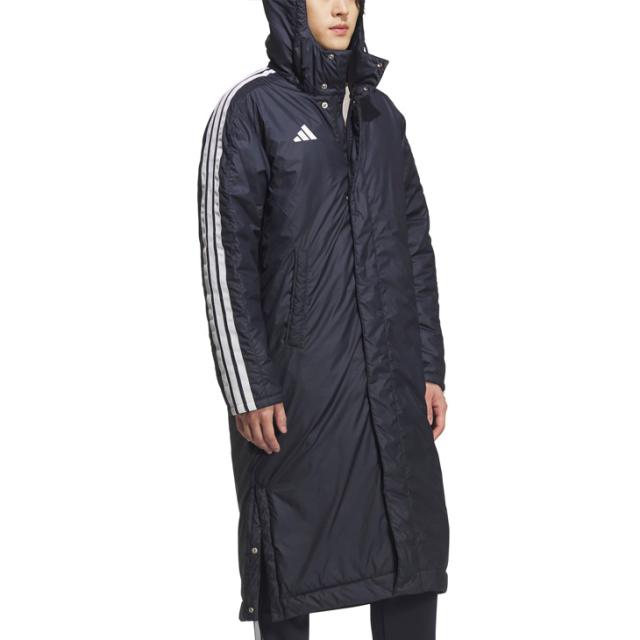 アディダス ベンチコート 裏ボア メンズ adidas M MH 3S ロングボアコート 保温 防風 防寒用 アウター ボアコート ロングコート スポーツウェア 男性用 フード付 防寒着 メンズアウター メンズウエア ブランド アパレル メンズファッション/BW566【ギフト不可】_6