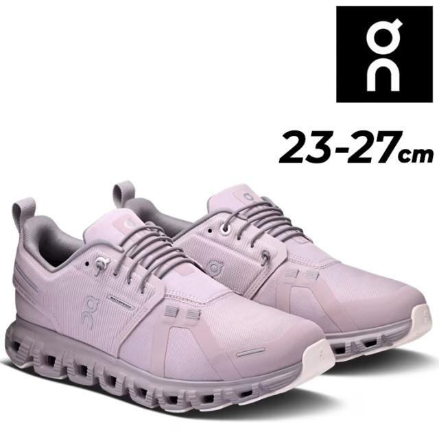 オン スニーカー レディース 防水シューズ 靴 On Cloud 6 WP クラウド6ウォータープルーフ ローカット 晴雨兼用 ゴム紐 タウン デイリーユース ランニング レディーススニーカー 大きいサイズ 女性 3WF10053037 ピンク ブランド くつ/Cloud6wp-w-