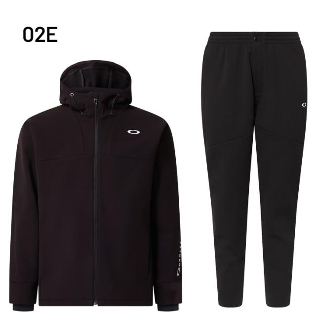 【新品】OAKLEY ウインド ジャケット・シェルパンツ 上下セット/BLK/L オークリー メンズ 上下セット OAKLEY シェルジャケット シェルパンツ