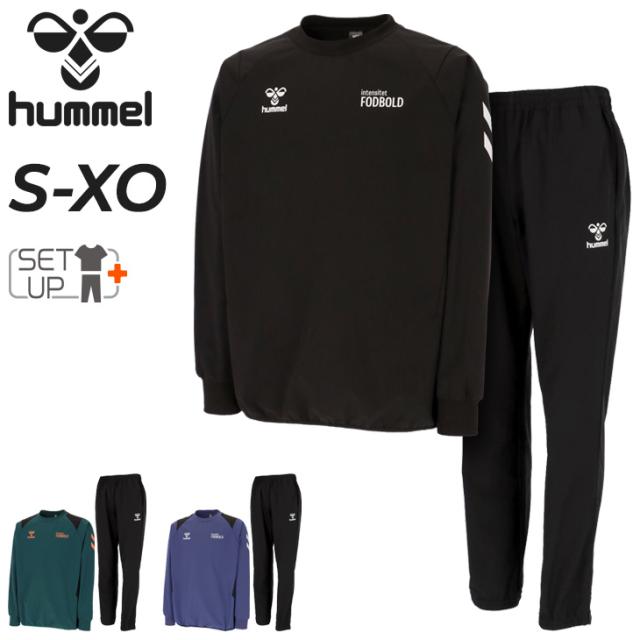 ヒュンメル ピステ 上下 メンズ hummel ピステトップ ピステパンツ セットアップ サッカーウェア ピステスーツ ウィンドブレーカー 練習着 はっ水 ストレッチ 運動 大人用 男性 シャツ 長ズボン 上下組 スポーツウエア ブランド アパレル/HAW4231-HAW4231P