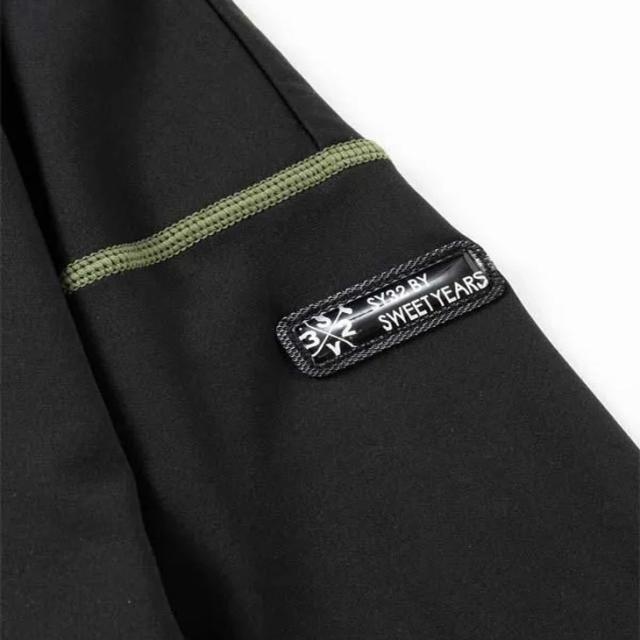 SY32 BY SWEET YEARS GOLF メンズ 裏起毛 スウェットシャツ SY32 スウィートイヤーズ 男性用 ゴルフウェア 長袖 モックネック 秋冬用 トップス ゴルフ用トレーナー 保温 紳士用 スエット 服 ブランド ULTRA LIGHT BACK BRUSHED MOCK SWEAT アパレル/SYG-25A1-17_8