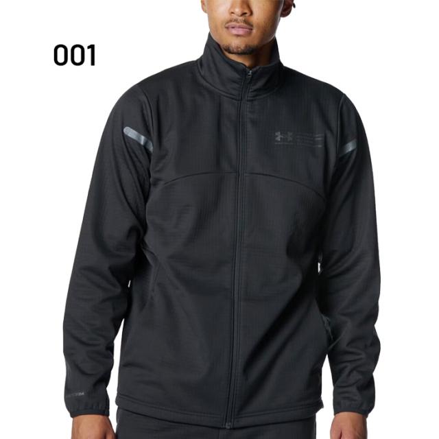 アンダーアーマー トレーニングジャケット 長袖 メンズ UNDER ARMOUR UAウインターニット 3レイヤージャケット 裏フリース 防風 保温 はっ水 男性 アウター スポーツウェア 運動 メンズウェア 秋冬 大きいサイズ 服 ブランド アパレル/6007394_1