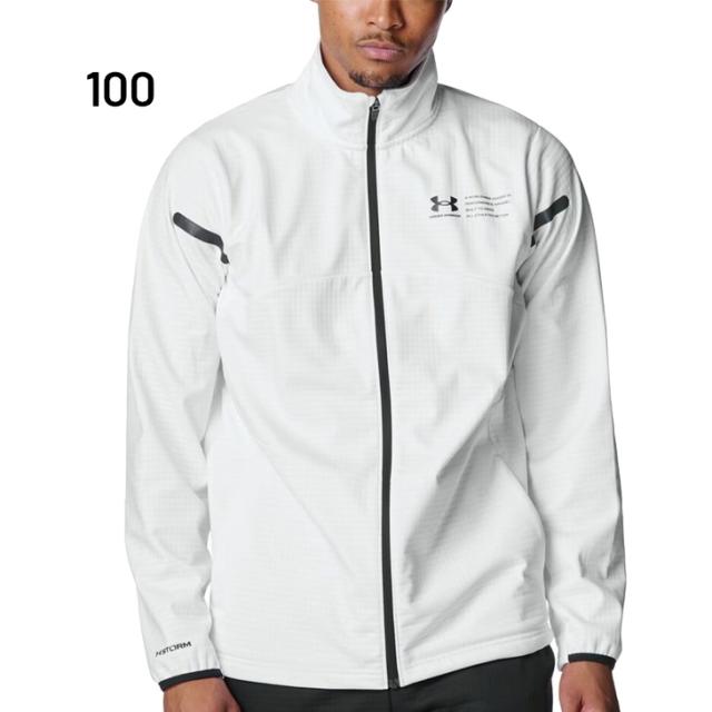 アンダーアーマー トレーニングジャケット 長袖 メンズ UNDER ARMOUR UAウインターニット 3レイヤージャケット 裏フリース 防風 保温 はっ水 男性 アウター スポーツウェア 運動 メンズウェア 秋冬 大きいサイズ 服 ブランド アパレル/6007394_2