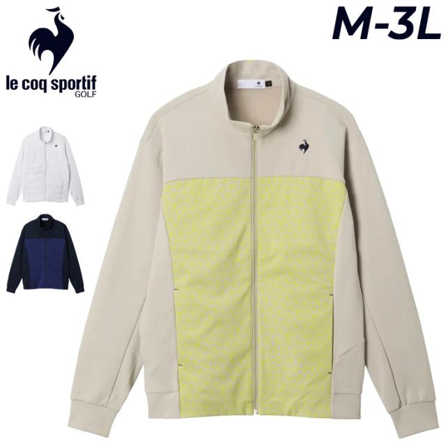 ルコック ジャケット メンズ le coq sportif GOLF ハイブリッド長袖ミドラー 防風 ゴルフウェア 男性 アウター はっ水 ストレッチ UV(UPF50+) 紳士 服 メンズウエア スポーツ ブランド アパレル 武井壮氏着用/LG5FSW00M
