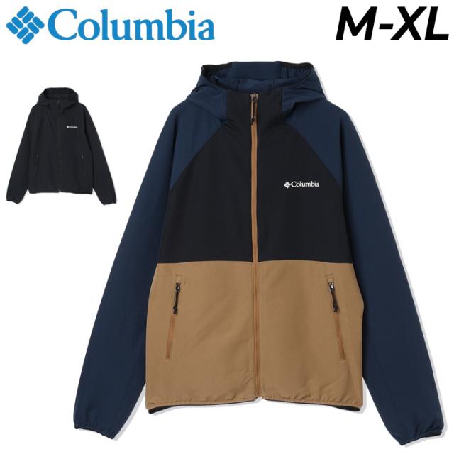 コロンビア アウトドアジャケット 長袖 メンズ Columbia ライトキャニオンミッドウェイト ソフトシェルジャケット はっ水 男性用 アウトドアウエア アウター メンズウェア ハイキング キャンプ ブランド 服 アパレル メンズファッション/PM0485