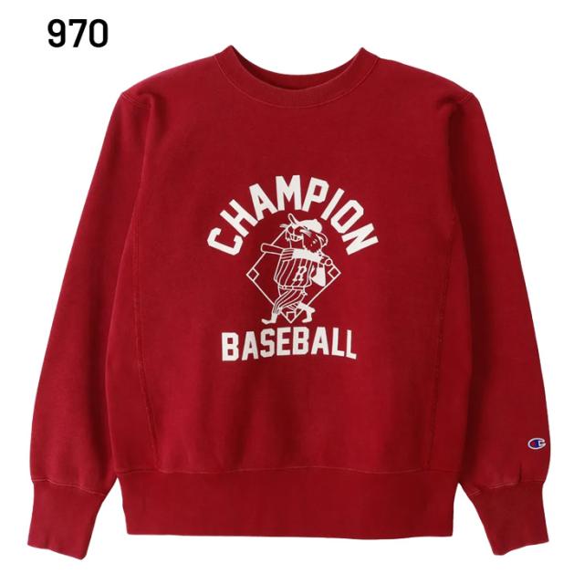 チャンピオン スウェットシャツ 裏起毛 メンズ Champion リバースウィーブ 長袖 トレーナー クルーネック 保温 秋冬用 スエット キャラクター アメカジ メンズウェア トップス ウエア 服 ブランド アパレル メンズファッション/C3-C008_3