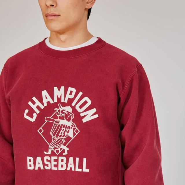 チャンピオン スウェットシャツ 裏起毛 メンズ Champion リバースウィーブ 長袖 トレーナー クルーネック 保温 秋冬用 スエット キャラクター アメカジ メンズウェア トップス ウエア 服 ブランド アパレル メンズファッション/C3-C008_7