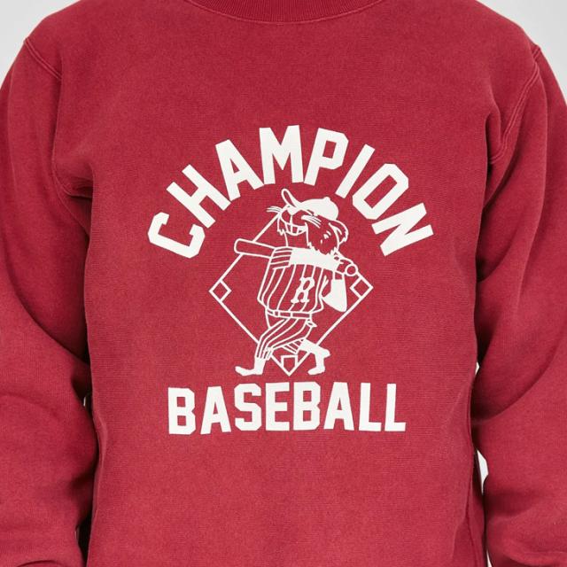チャンピオン スウェットシャツ 裏起毛 メンズ Champion リバースウィーブ 長袖 トレーナー クルーネック 保温 秋冬用 スエット キャラクター アメカジ メンズウェア トップス ウエア 服 ブランド アパレル メンズファッション/C3-C008_9
