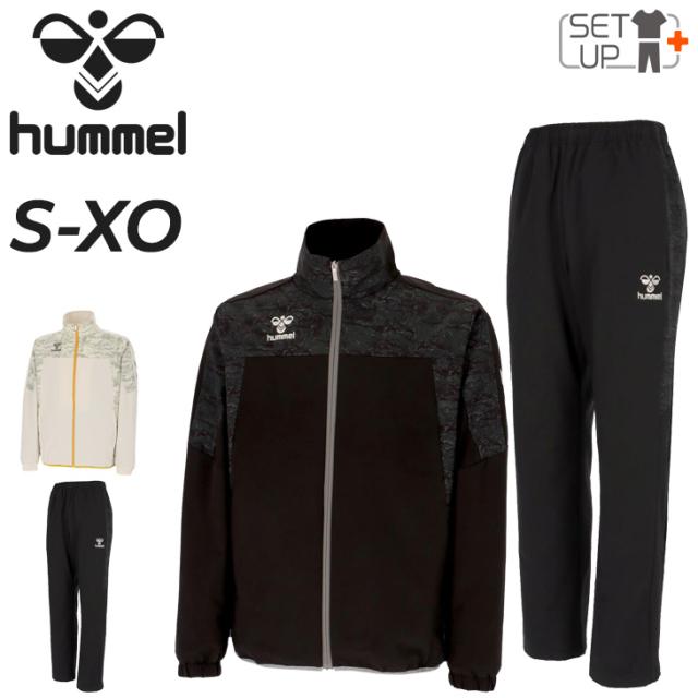ヒュンメル ウインドブレーカー 上下 メンズ hummel 裏トリコット ジャケット ロングパンツ セットアップ スポーツウェア 裏起毛 保温 ストレッチ はっ水 防風 ウインドブレーカー 男性 上下組 秋冬 アウター 長ズボン ブランド アパレル/HAW2193-HAW2193P