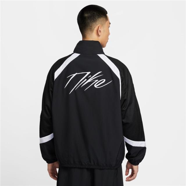 ナイキ メンズ NIKE ウーヴン アイコン ジャケット STRTFV SN 裏起毛 ウィンドブレーカー バスケットボールウェア 長袖 フルジップ アウター スポーツウエア ウォームアップシャツ 男性 大きいサイズ 運動 ブランド nikeバスケ 秋冬 アパレル/HV3364-010_1