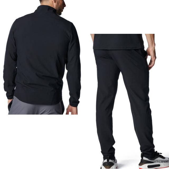 アンダーアーマー トレーニングウェア 上下 メンズ UNDER ARMOUR ウーブン ジャケット ロングパンツ セットアップ トレーニング スポーツウェア 上下組 男性 大きいサイズ フルジップ 長袖 長ズボン ブランド アパレル/6001543-6001544