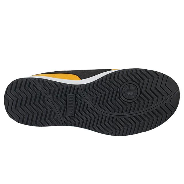 プーマ メンズ ワークシューズ 3E相当 メンズ 作業靴 PUMA SAFETY アイコニック ロー 安全靴 ヘリテイジ 本革 セーフティーシューズ ローカット 合成樹脂先芯 静電気帯電防止 衝撃吸収 プロスニーカー 建設現場 工場 DIY ブランド PUMA WORK HERITAGE くつ/642000