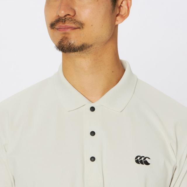 カンタベリー 半袖 ポロシャツ メンズ レディース canterbury メディアポロ ユニセックス 吸汗速乾 ドライ 通気性 UVケア トレーニング スポーツウェア ラグビーウエア 男女兼用 春夏 普段使い ワンポイント 半そで トップス 服 ブランド アパレル/RG325584_7
