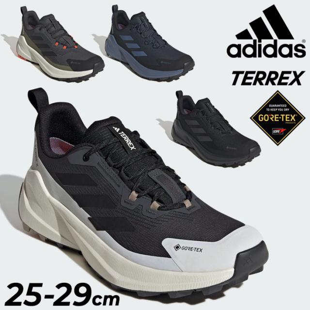 アディダス テレックス メンズ 防水 ハイキングシューズ adidas TERREX TRAILMAKER 2 GTX アウトドアシューズ GORE-TEX ゴアテックス ローカット キャンプ トレッキング 登山 メンズシューズ 男性用 スニーカー 大きいサイズ ブランド くつ/NJF35