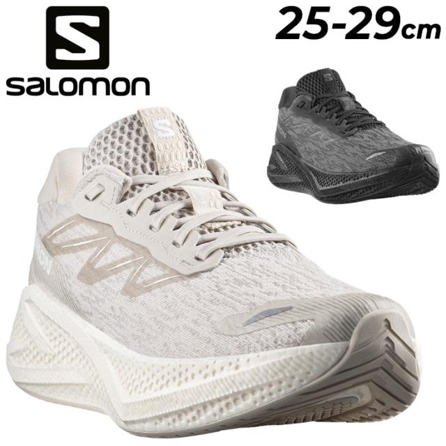 サロモン メンズ ランニングシューズ SALOMON エアログライド 4 ローカット 厚底 ロードラン ジョギングシューズ マラソン 男性用 ランシュー 大きいサイズ スポーツシューズ スニーカー 運動靴 ブランド AERO GLIDE 4 くつ/AERGL4