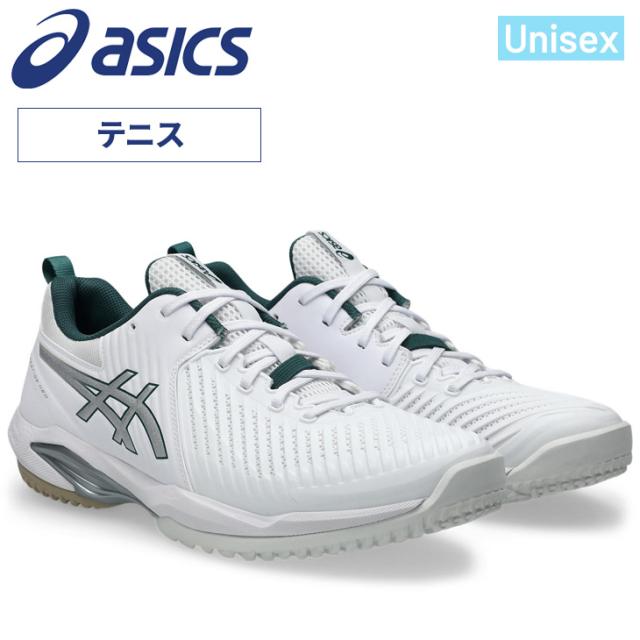 アシックス テニスシューズ メンズ レディース 25-28cm 2E相当 asics PRESTIGE NEO OC オムニ(砂入り人工芝)・クレーコート用 ローカット ひも靴 ゴム底 ユニセックス ソフトテニス 硬式 軟式テニス スポーツシューズ ブランド 競技 靴 くつ 部活 学生/1043A027