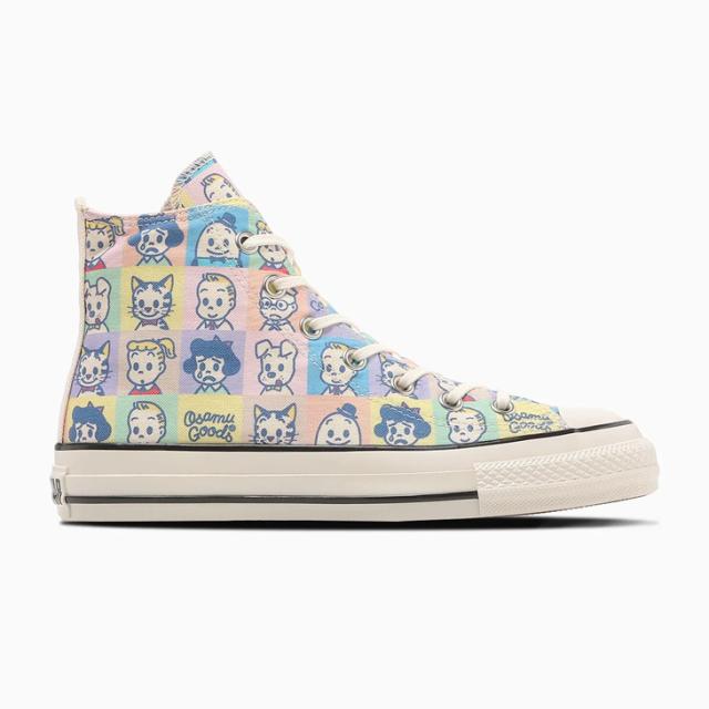 ココンバース ハイカットスニーカー オサムグッズ コラボモデル メンズ レディース シューズ CONVERSE ALL STAR AGED PT HI / OSAMU GOODS キャンバス シューズ 原田治氏 キャラクター 総柄 靴 ブランド オールスタースニーカー くつ/3131711_2