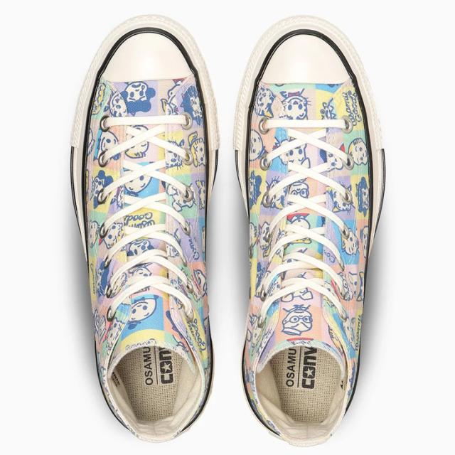 ココンバース ハイカットスニーカー オサムグッズ コラボモデル メンズ レディース シューズ CONVERSE ALL STAR AGED PT HI / OSAMU GOODS キャンバス シューズ 原田治氏 キャラクター 総柄 靴 ブランド オールスタースニーカー くつ/3131711_4