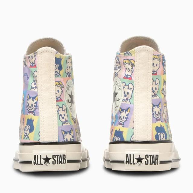 ココンバース ハイカットスニーカー オサムグッズ コラボモデル メンズ レディース シューズ CONVERSE ALL STAR AGED PT HI / OSAMU GOODS キャンバス シューズ 原田治氏 キャラクター 総柄 靴 ブランド オールスタースニーカー くつ/3131711_5