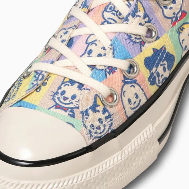 ココンバース ハイカットスニーカー オサムグッズ コラボモデル メンズ レディース シューズ CONVERSE ALL STAR AGED PT HI / OSAMU GOODS キャンバス シューズ 原田治氏 キャラクター 総柄 靴 ブランド オールスタースニーカー くつ/3131711_7