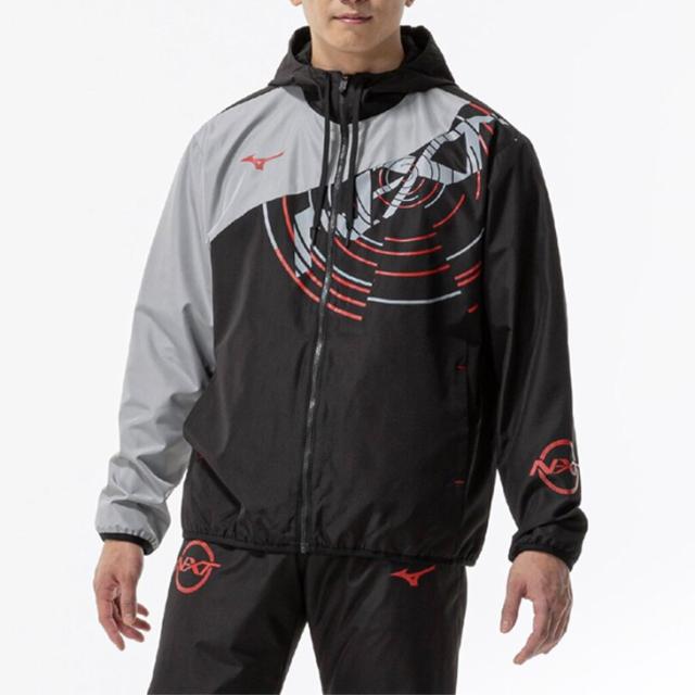 ミズノ N-XT ウィンドブレーカージャケット メンズ ユニセックス mizuno ウィンドジャケット 裏メッシュ 長袖 フルジップ 防風 はっ水 アウター スポーツウェア パーカージャケット ウインドブレーカー 運動 トレーニング 男女兼用 服 ブランド アパレル/32JED221_5