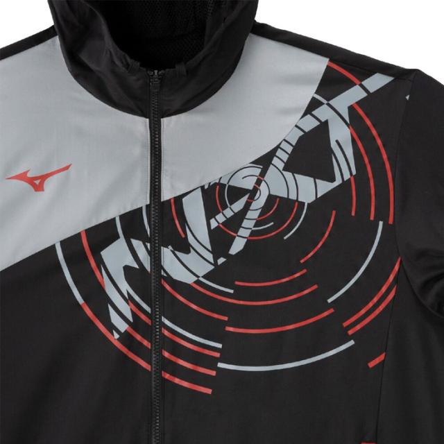 ミズノ N-XT ウィンドブレーカージャケット メンズ ユニセックス mizuno ウィンドジャケット 裏メッシュ 長袖 フルジップ 防風 はっ水 アウター スポーツウェア パーカージャケット ウインドブレーカー 運動 トレーニング 男女兼用 服 ブランド アパレル/32JED221_9