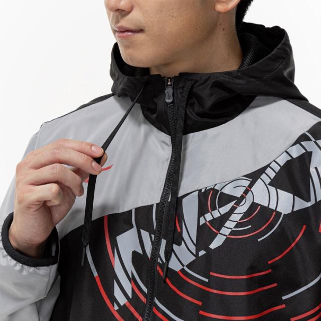 ミズノ N-XT ウィンドブレーカージャケット メンズ ユニセックス mizuno ウィンドジャケット 裏メッシュ 長袖 フルジップ 防風 はっ水 アウター スポーツウェア パーカージャケット ウインドブレーカー 運動 トレーニング 男女兼用 服 ブランド アパレル/32JED221_11