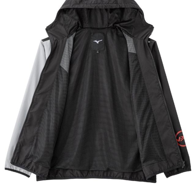 ミズノ N-XT ウィンドブレーカージャケット メンズ ユニセックス mizuno ウィンドジャケット 裏メッシュ 長袖 フルジップ 防風 はっ水 アウター スポーツウェア パーカージャケット ウインドブレーカー 運動 トレーニング 男女兼用 服 ブランド アパレル/32JED221_12