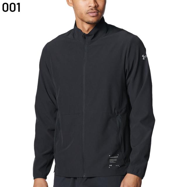 アンダーアーマー メンズ トレーニングジャケット UNDER ARMOUR UAライトウエイト ウーブンジャケット 長袖 ウィンドブレーカー アウター 軽量 はっ水 通気性 UPF50 男性 スポーツウエア 大きいサイズ ランニング ジムトレ 運動 ブランド 春夏 服 アパレル/6012566_1
