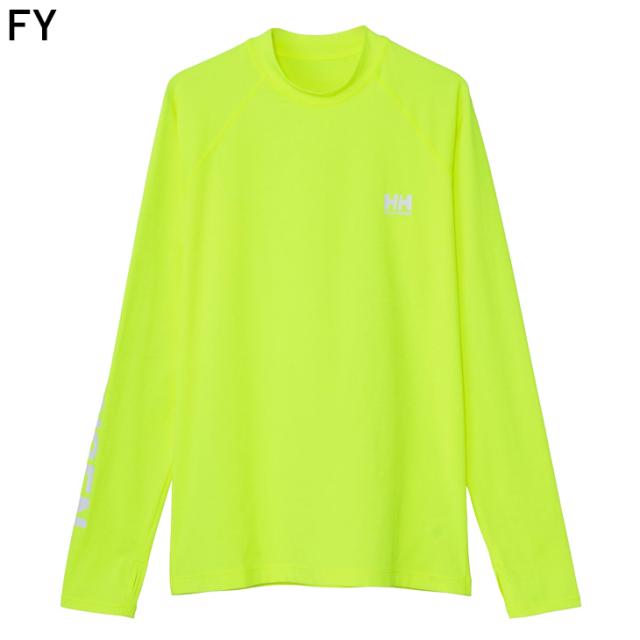 ヘリーハンセン ラッシュガード 長袖 メンズ HELLYHANSEN L/Sレターラッシュガード プルオーバータイプ 男性 マリンスポーツ UVカット 紫外線・日焼け対策 海 プール 水着 アウトドアウェア ブランド メンズウエア アパレル/HE82637【返品不可】
