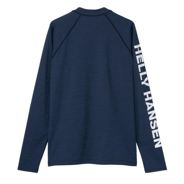 ヘリーハンセン ラッシュガード 長袖 メンズ HELLYHANSEN L/Sレターラッシュガード プルオーバータイプ 男性 マリンスポーツ UVカット 紫外線・日焼け対策 海 プール 水着 アウトドアウェア ブランド メンズウエア アパレル/HE82637【返品不可】