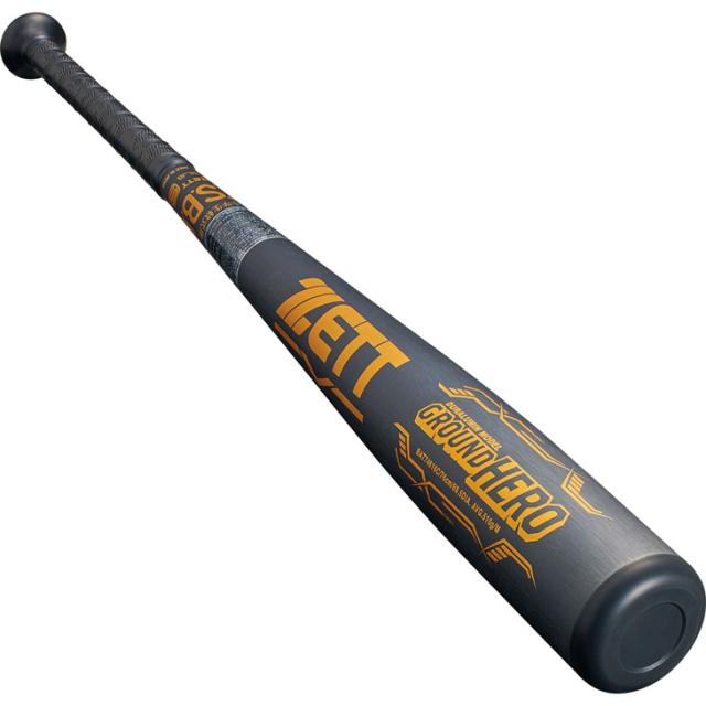 ゼット 野球 少年軟式 金属製バット 76cm 510g平均 ミドルバランス ZETT BASEBALL グランドヒーロー GROUND HERO ジュニア アルミバット 超々ジュラルミン アルミ製バット 黒 キッズ 小学生用 少年野球 学童野球 ブランド 野球用品/BAT74616C【ギフト不可】